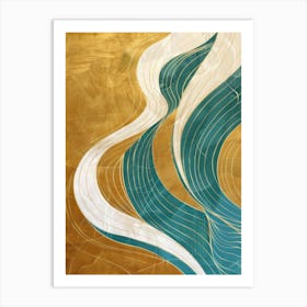 'Waves' 10 Art Print