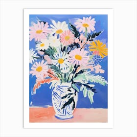 Flower Painting Fauvist Style Cineraria 1 Art Print