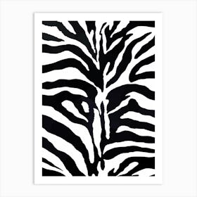 Zebra Print Art Print