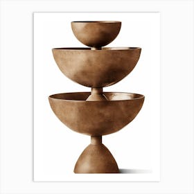 Three Bowls 5 Art Print