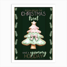 Christmas Cookie Sign Art Print