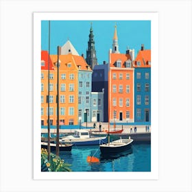 Copenhagen Canvas Print Art Print