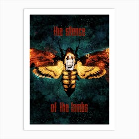 Silence Lambs with title Art Print