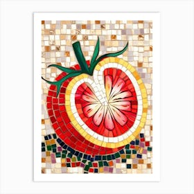 Tomato Mosaic Art Art Print