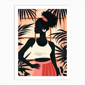 Afro-American Woman 55 Art Print