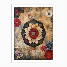 Ancient Petals Art Print