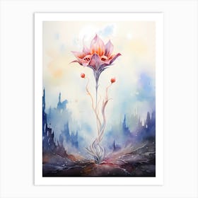 Watercolor Flower Art Print