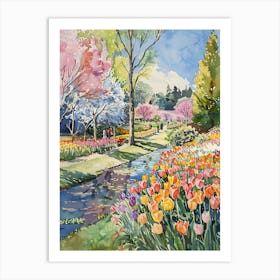 Tulip Garden 3 Art Print