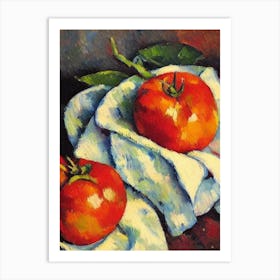 Tomato 2 Cezanne Style vegetable Art Print