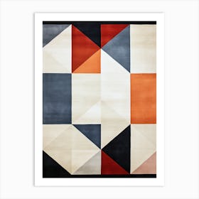 Dynamic Geometry; Mid Century Abstract Fusion Art Print