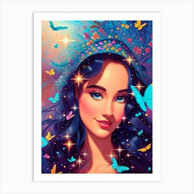 Fairytale Girl 2 Art Print