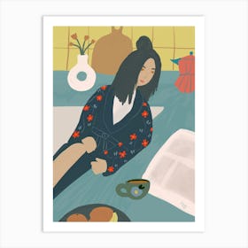 Weekend Breakfast Art Print