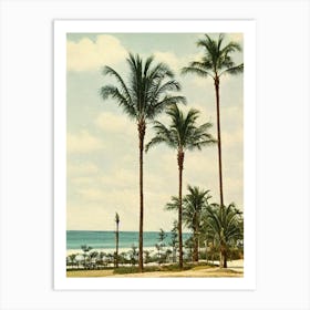 Coolangatta Beach Australia Vintage Art Print