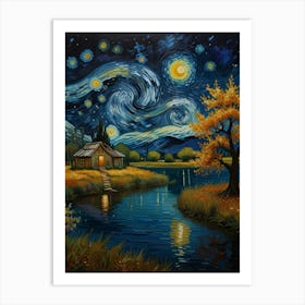 Starry Night 48 Art Print