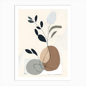 Abstract Plant Art Print