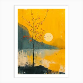 Sunset Tree 1 Art Print