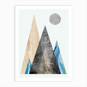 Collage landscape 9 Art Print