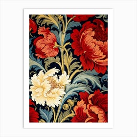 Floral Pattern 41 Art Print