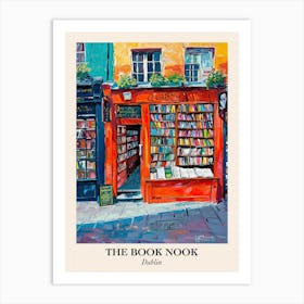 Dublin Book Nook Bookshop 1 Poster Art Print