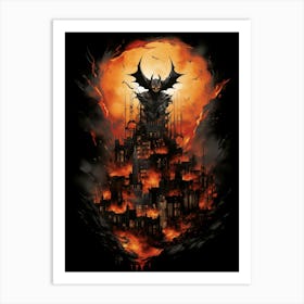 Batman Arkham City 3 Art Print