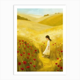 Poppy Field 1 Art Print