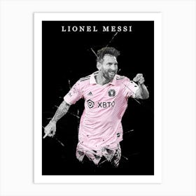 Lionel Messi Inter Miani 3 Art Print