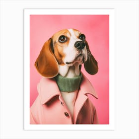 A Beagle Dog 6 Art Print