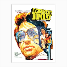 Assignment Bombay, Movie Poster Art Print