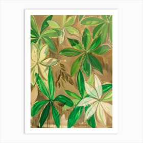 Green Leaves 8 Art Print