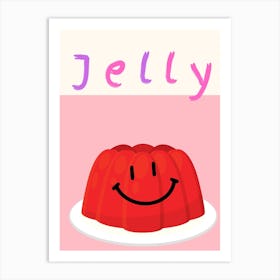 Jelly Pink Art Print