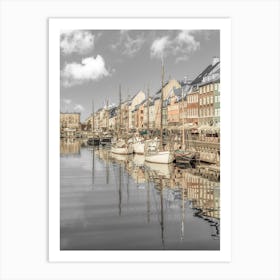 Vintage Copenhagen Art Print