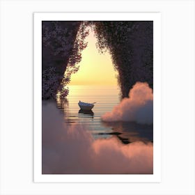 Boat In The Water Art Print