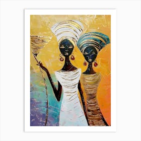 Two African Women Art Print