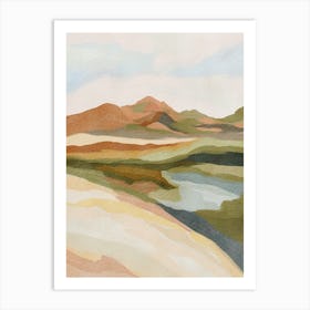 Southwestern landscape Art Print