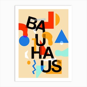 BAUHAUS CONFETTI Art Print