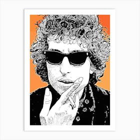 bob dylan music Art Print