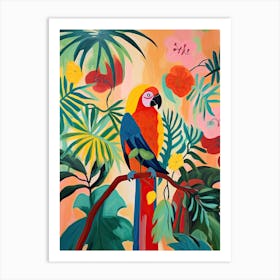 Tropical Parrot 2 Art Print