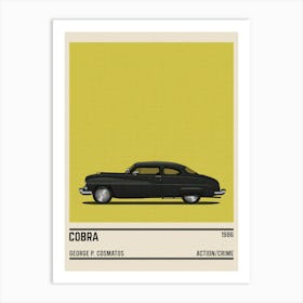 Cobra Movie Car Art Print