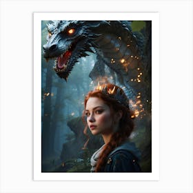 Dragon Queen Art Print