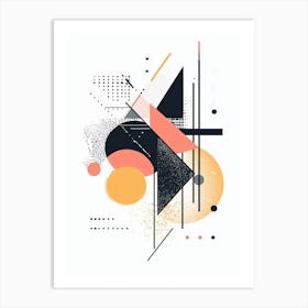 Abstract Geometric Pattern 1 Art Print