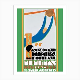 Uruguay 1930 World Cup Art Print