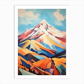 Mount Washington Usa 11 Mountain Painting Art Print
