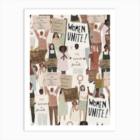Women Unite Art Print
