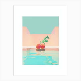 Wandering Peach 2 Art Print