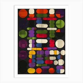 Abstract Circles 118 Art Print