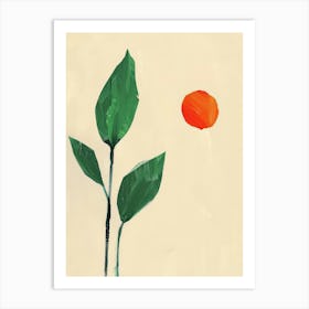 Flower And A Sun Art Print