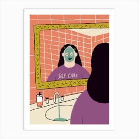 Self care Art Print