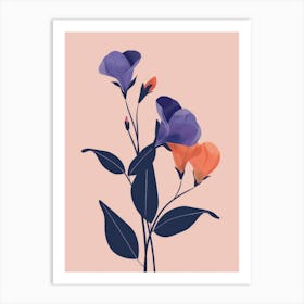 Flowers Illustration Art Print