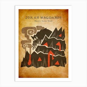 Zorah Magdaros Vintage Art Print