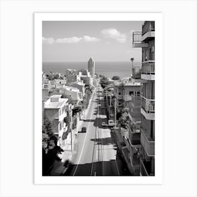 Haifa, Israel, Photography In Black And White 3 Art Print
